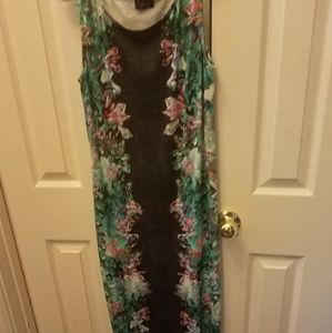 Floral Print Midi Dress